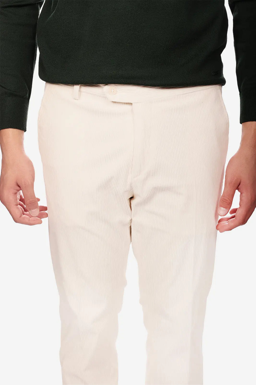 Pantalone classico a costine g13