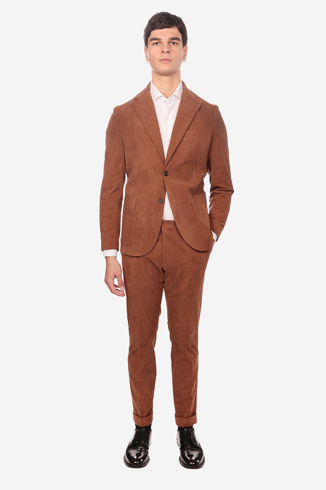 Pantalone classico a costine g13