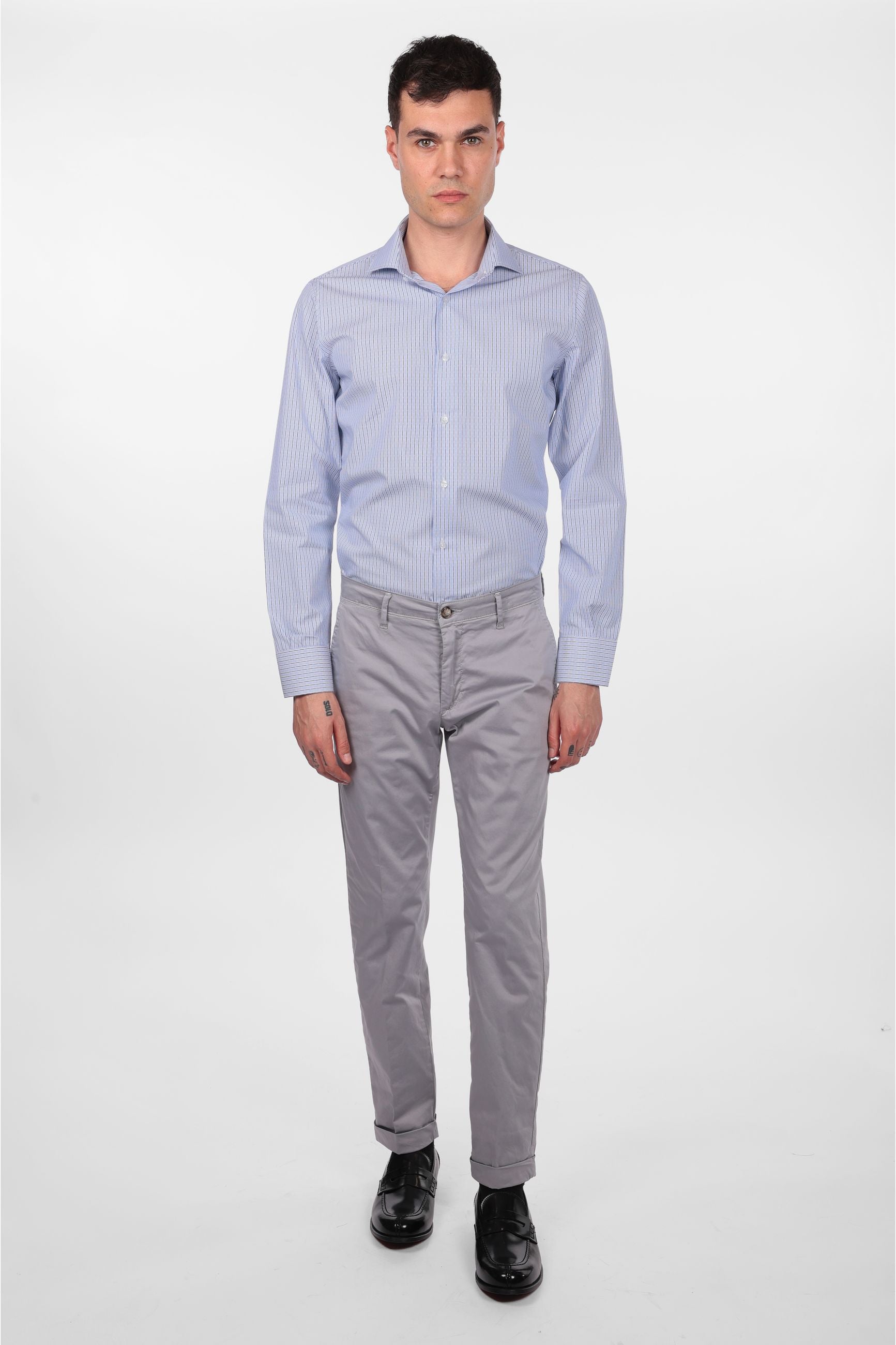 PANTALONE IN RASO DI COTONE