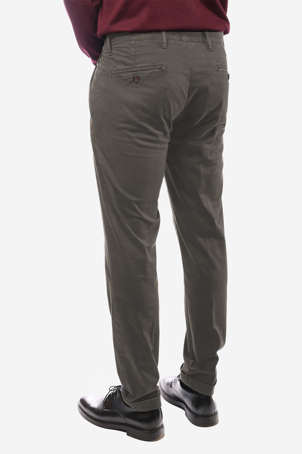 Pantalone in raso di cotone caldo