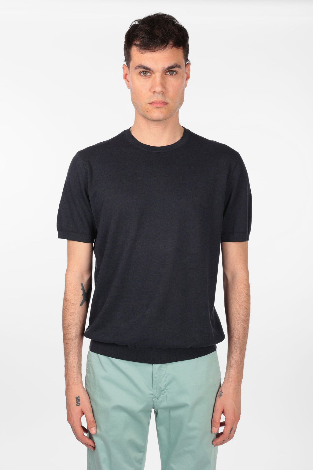 T-shirt morbidissima di misto lino e cotone