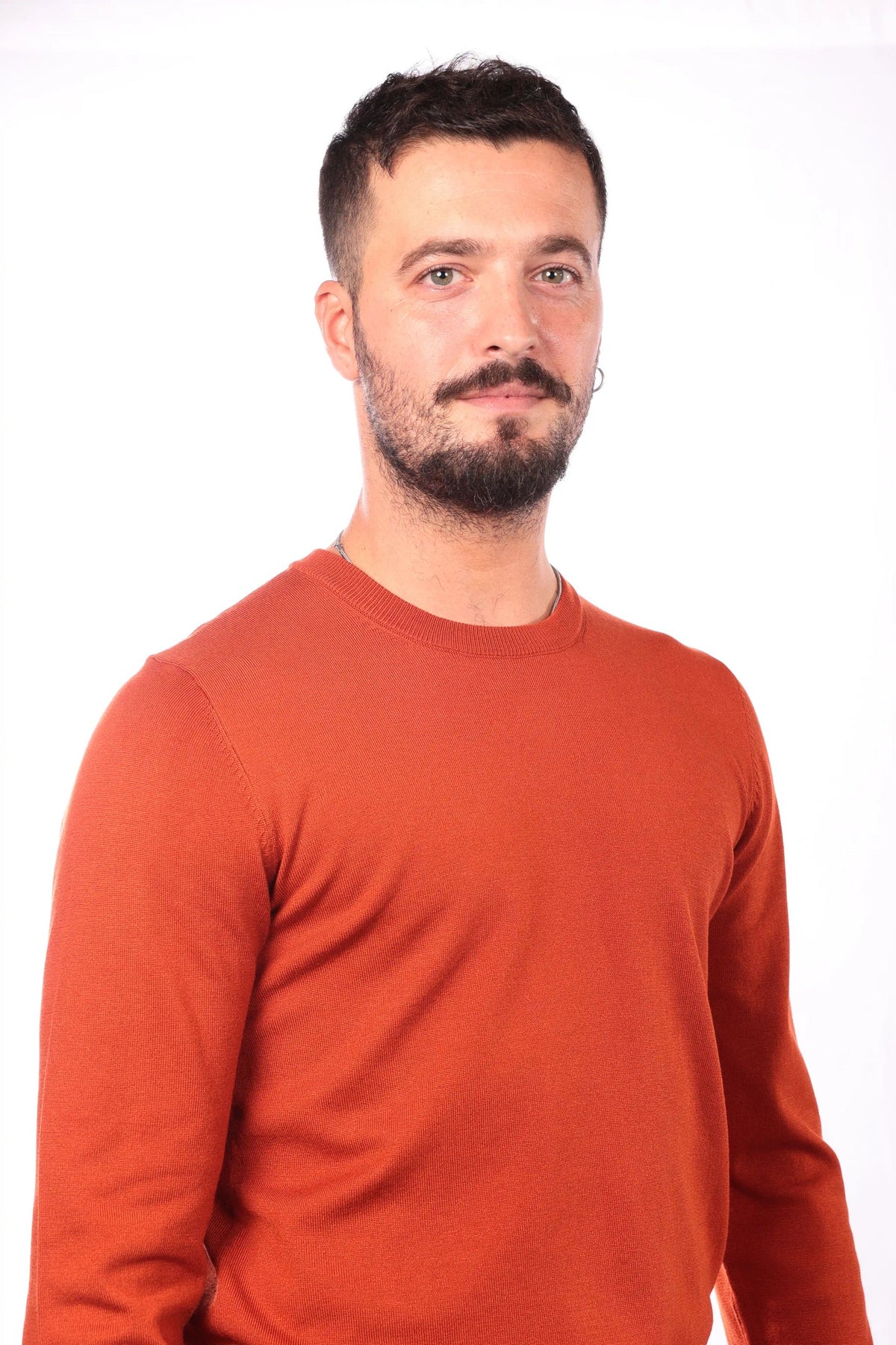 Maglia girocollo in viscosa