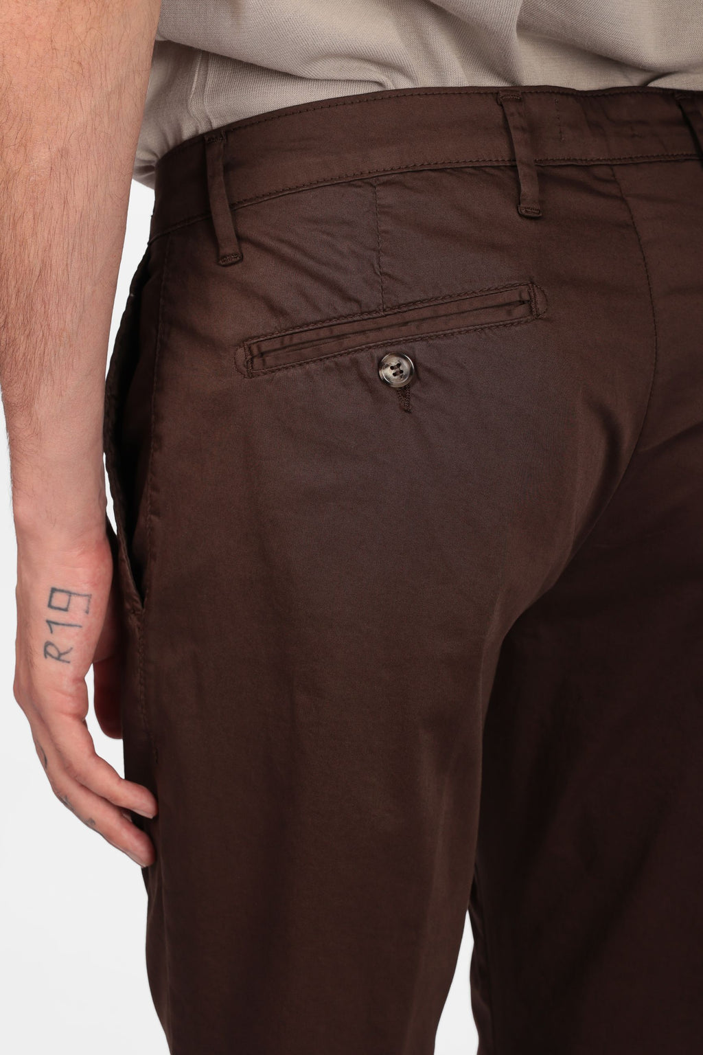 PANTALONE IN RASO DI COTONE