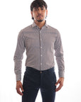 Camicia riga larga 100% cotone