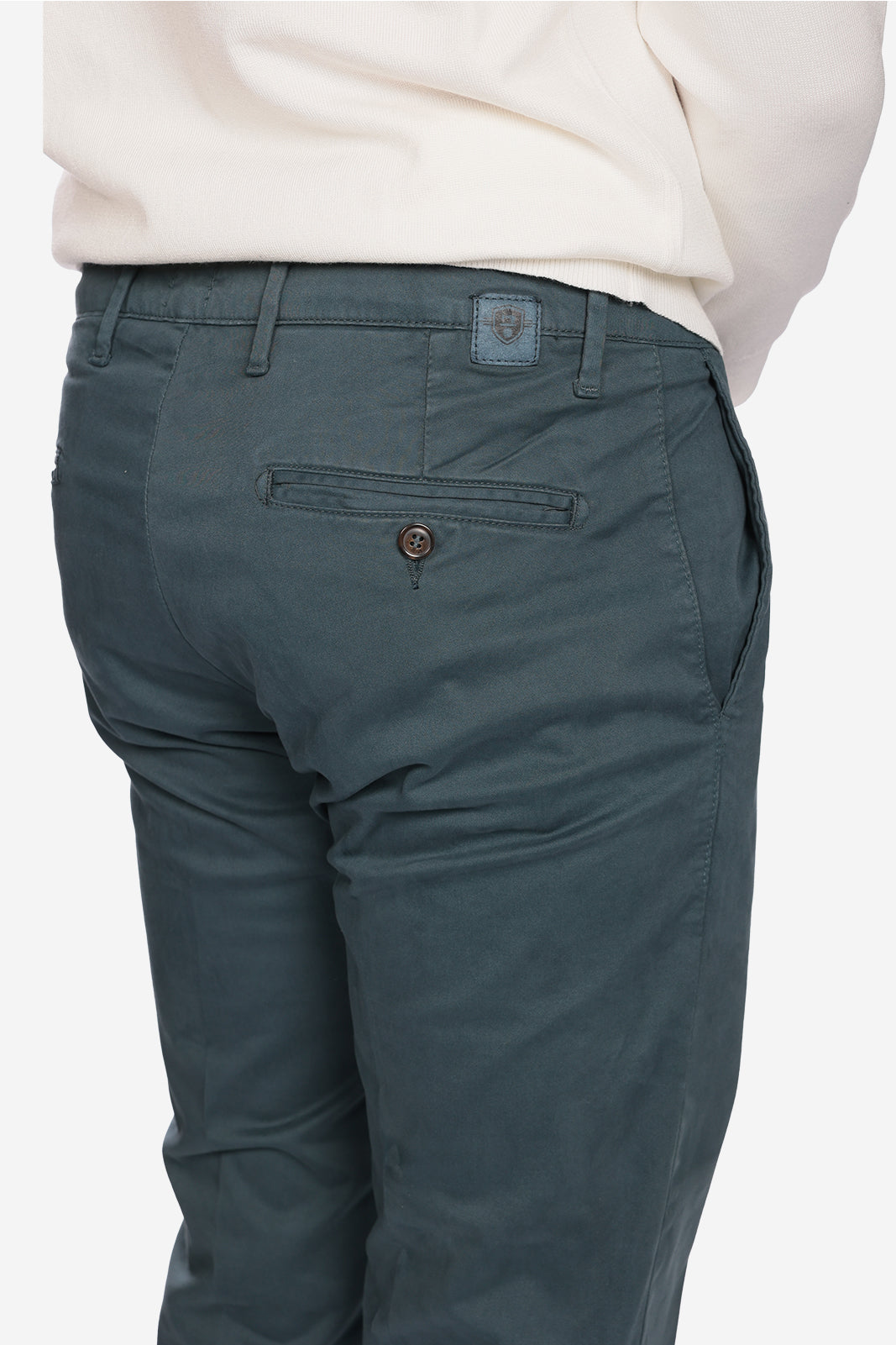 Pantalone in raso di cotone caldo