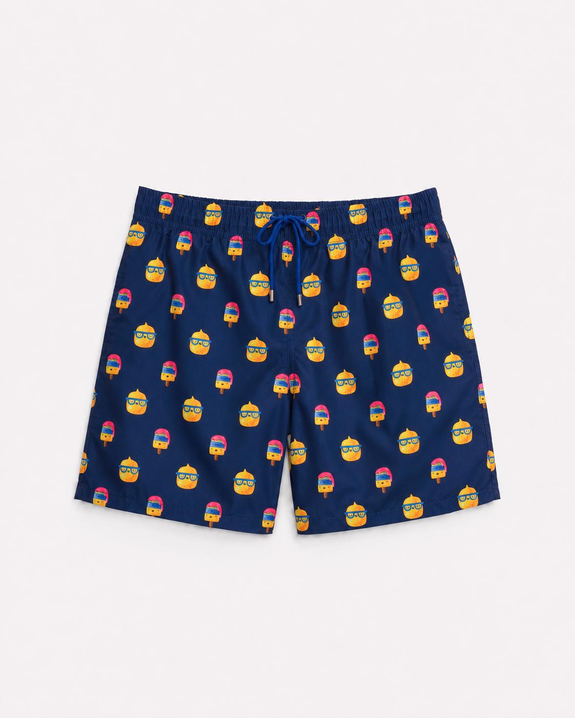 Costume a pantaloncino gelato a limone