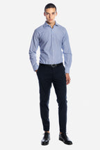 Camicia 100% cotone riga stretta