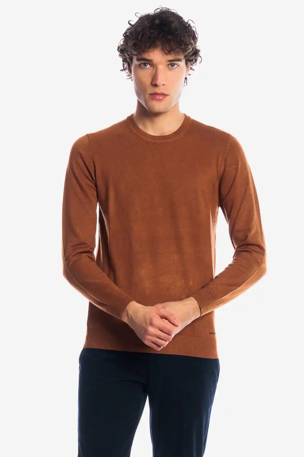 Maglia girocollo in viscosa