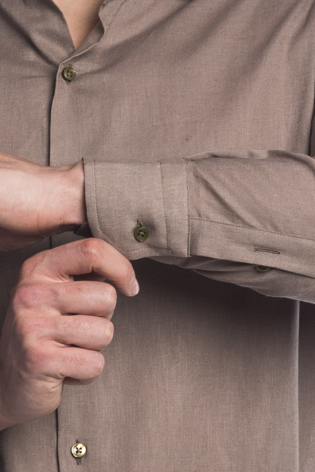 CAMICIA 100% LINO TINTA UNITA