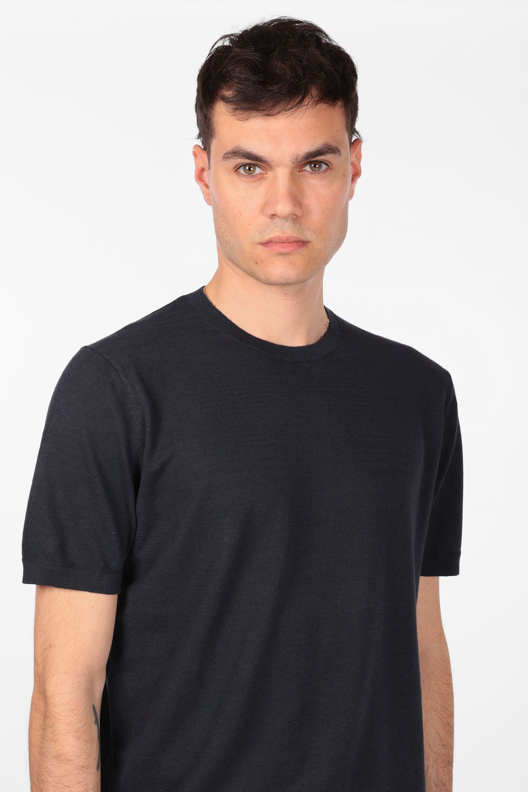 T-shirt morbidissima di misto lino e cotone