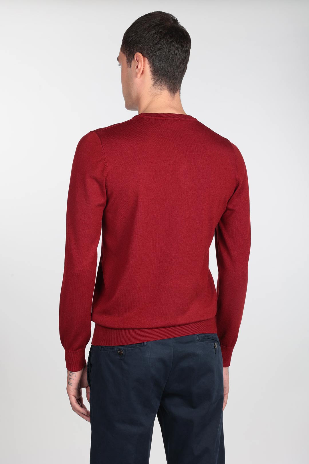 Maglia girocollo in viscosa
