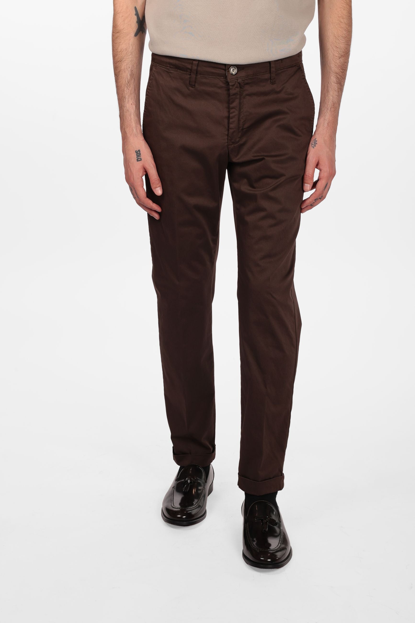 PANTALONE IN RASO DI COTONE