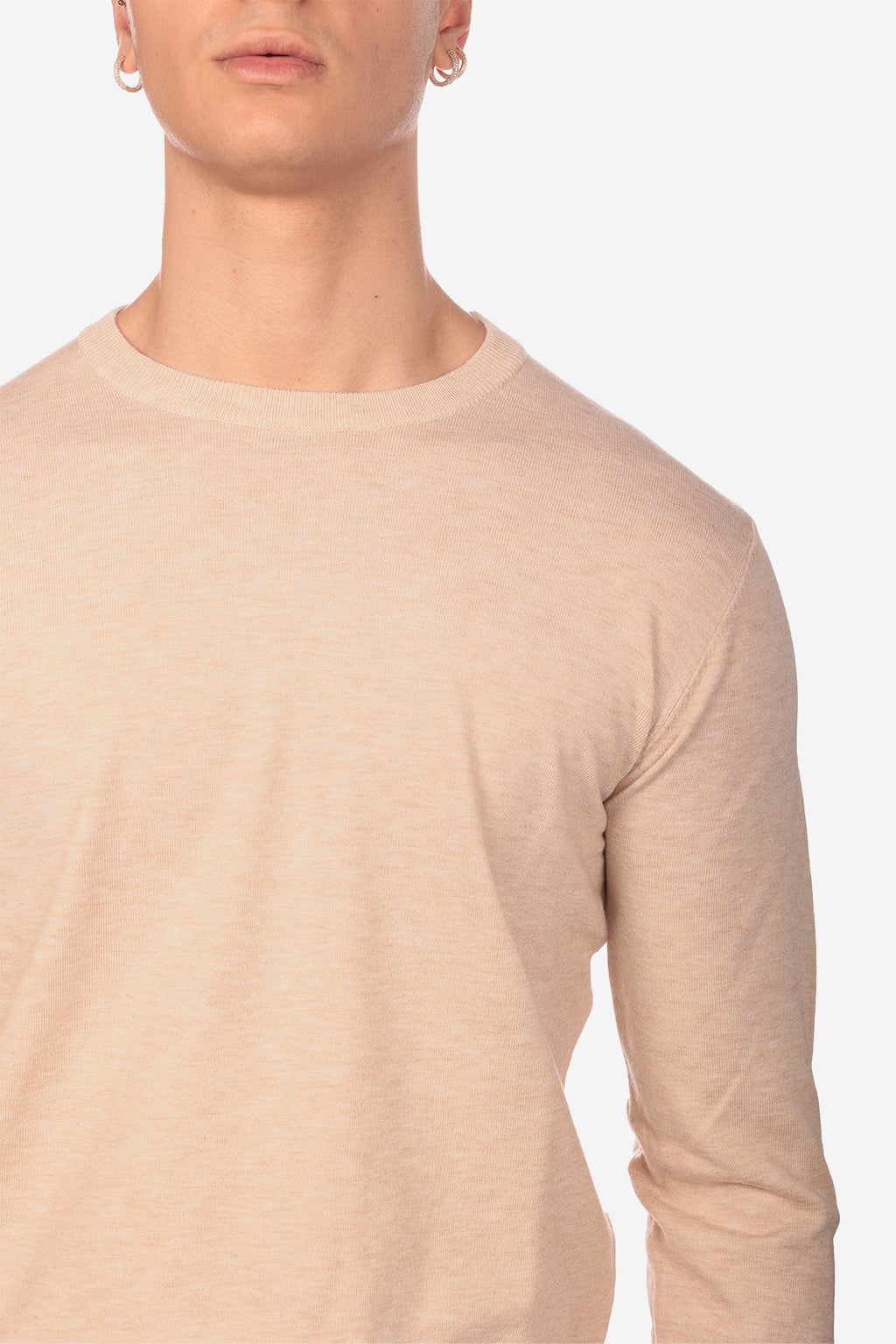 Maglia girocollo in viscosa