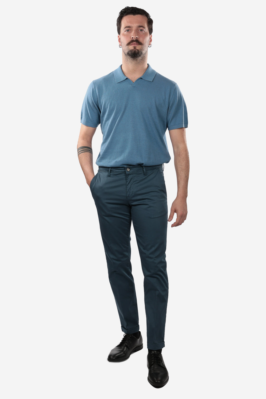 PANTALONE IN RASO DI COTONE