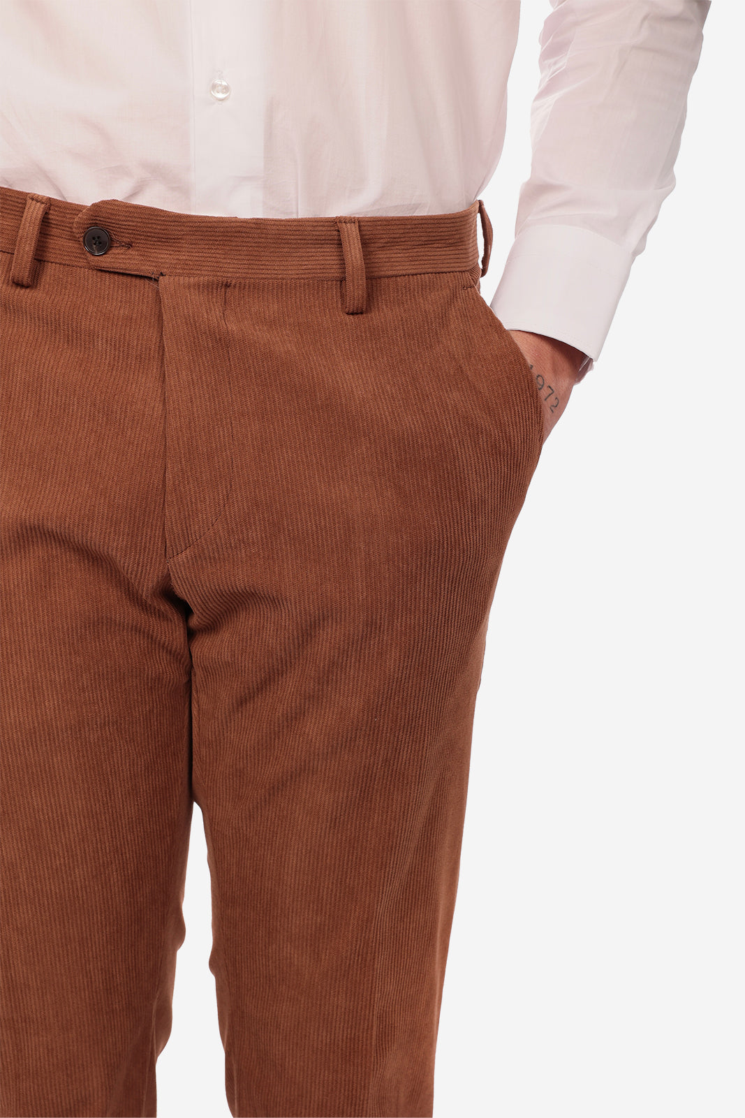 Pantalone classico a costine g13