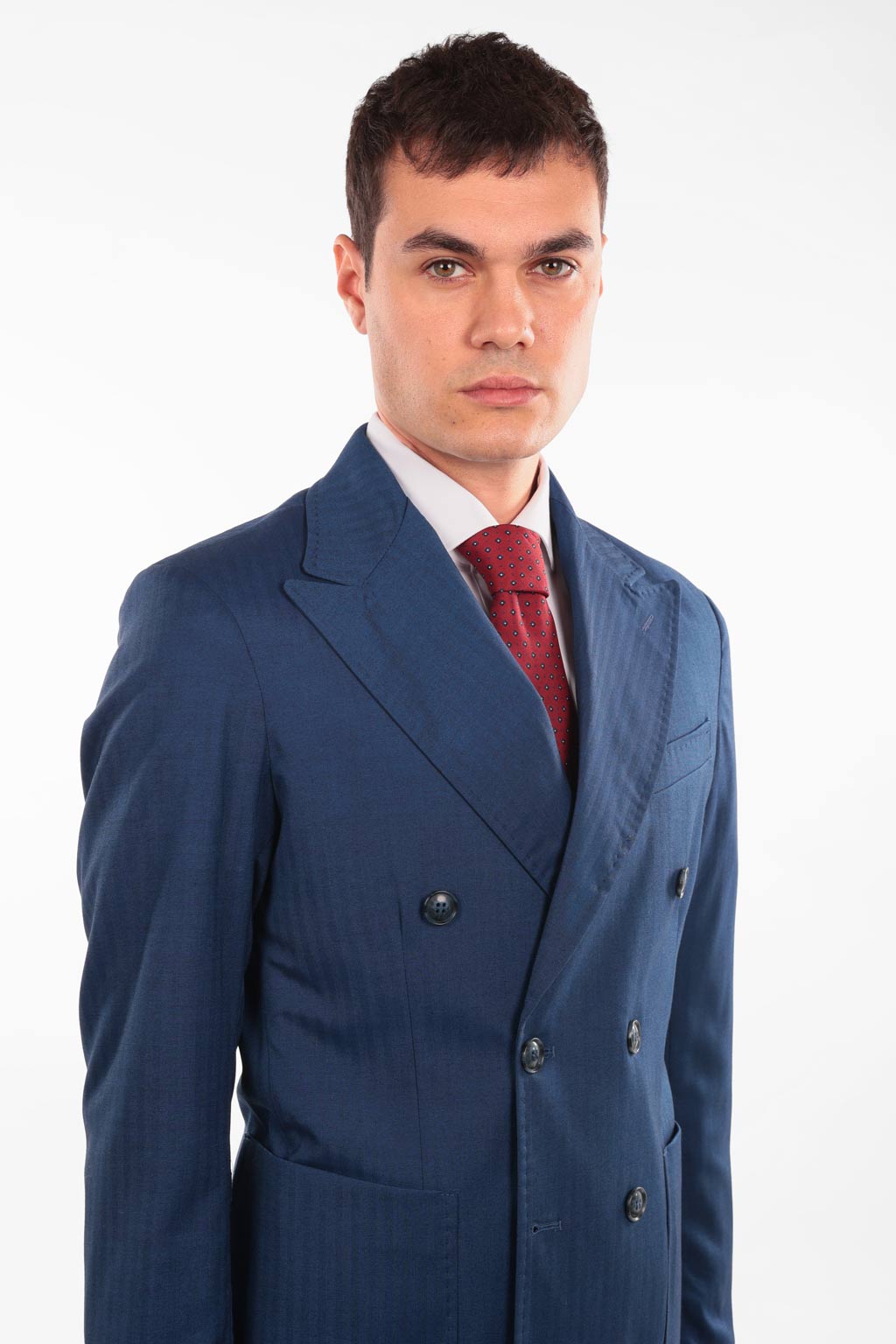 Giacca doppiopetto spigata da abito mk04