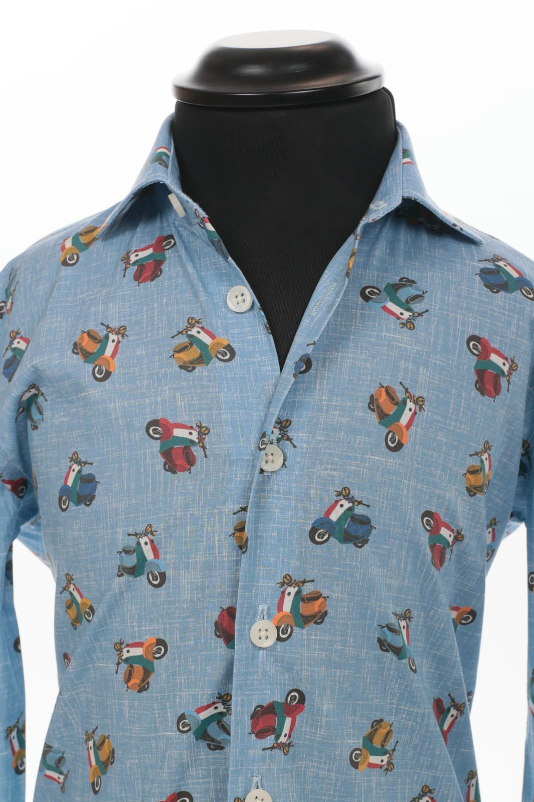 camiciamoci-camicia-fantasia-vespetta-azzurra-bambino