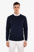 Girocollo manica lunga 100% cotone
