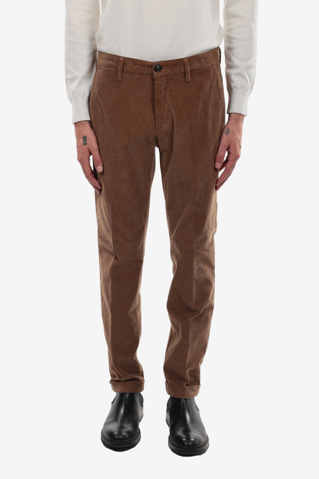 Pantalone in caldo cotone velluto