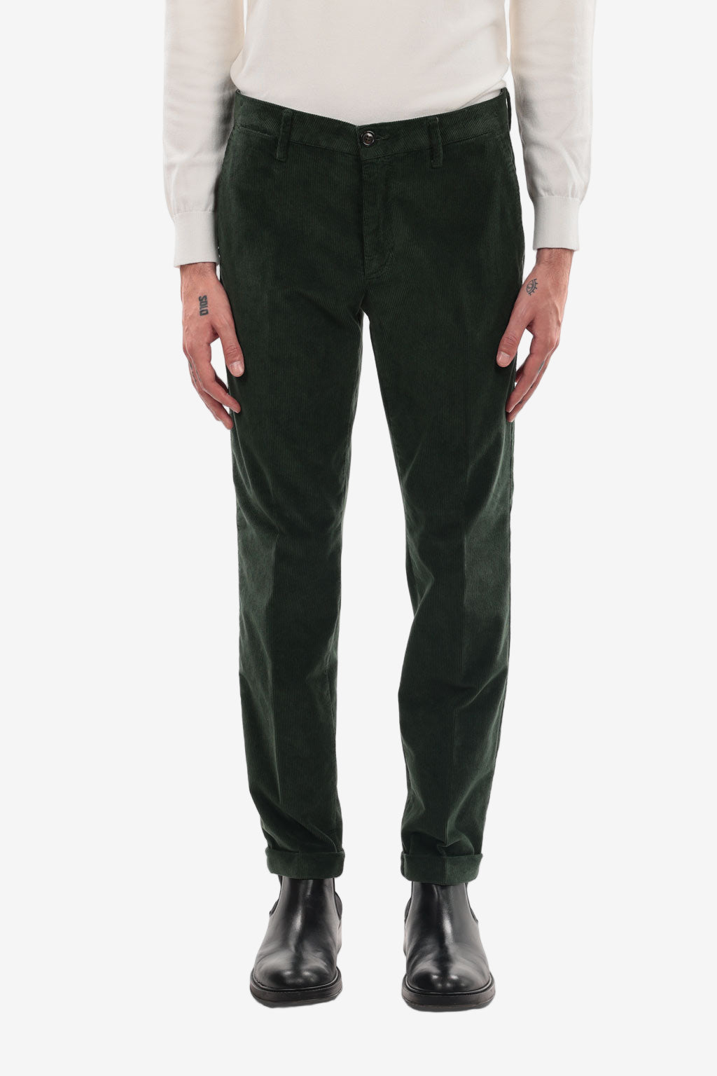 Pantalone in caldo cotone velluto