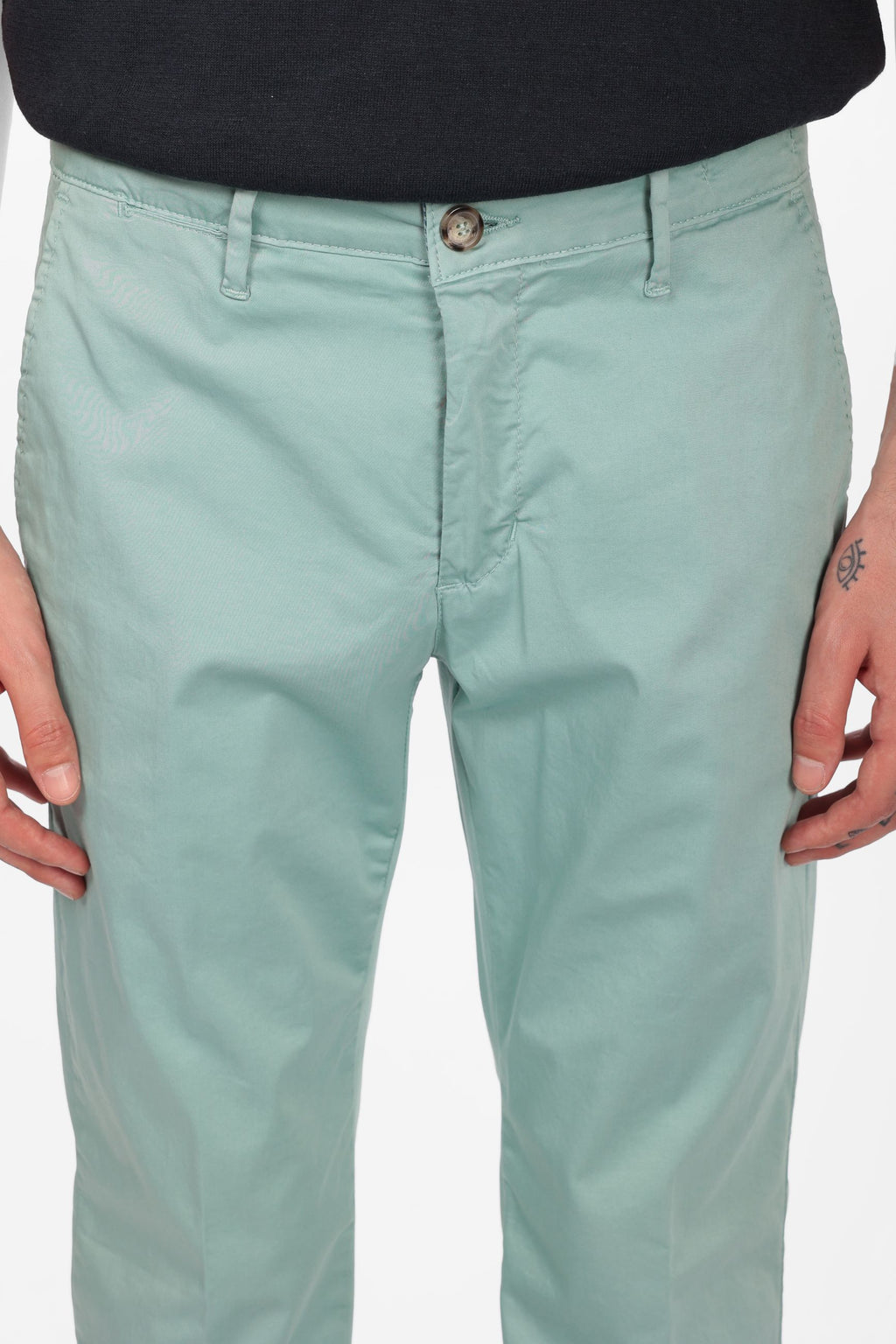 PANTALONE IN RASO DI COTONE