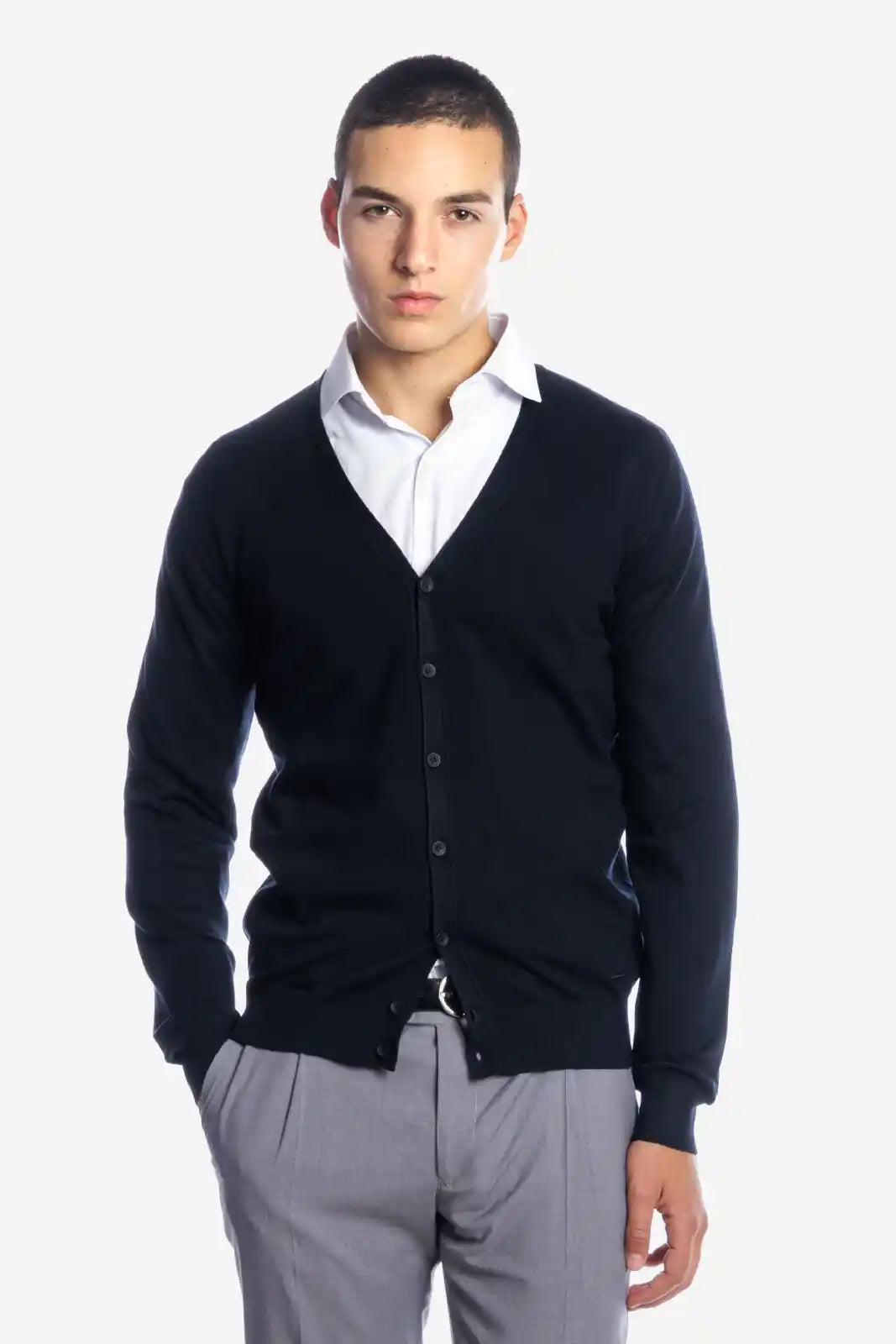 Cardigan in viscosa
