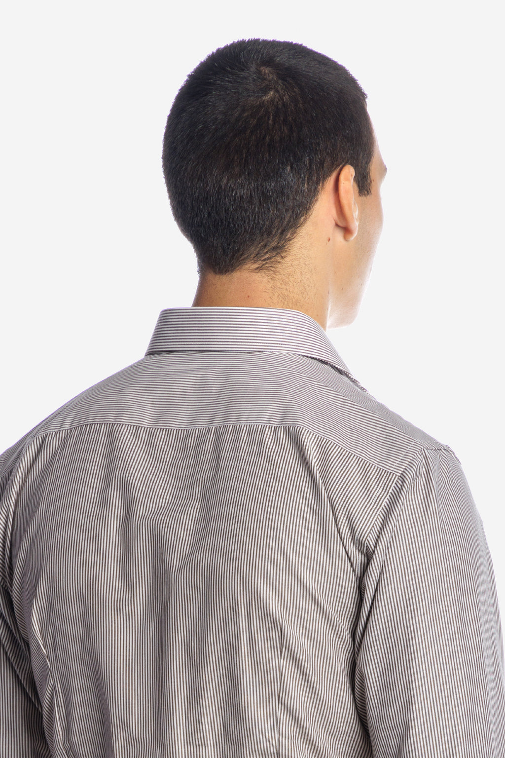 Camicia riga media in puro cotone