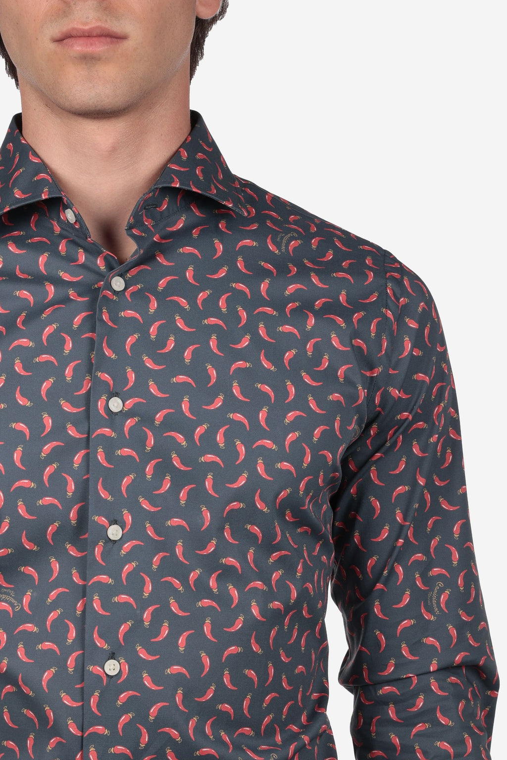Camicia Uomo Cornetto Napoletano in Cotone