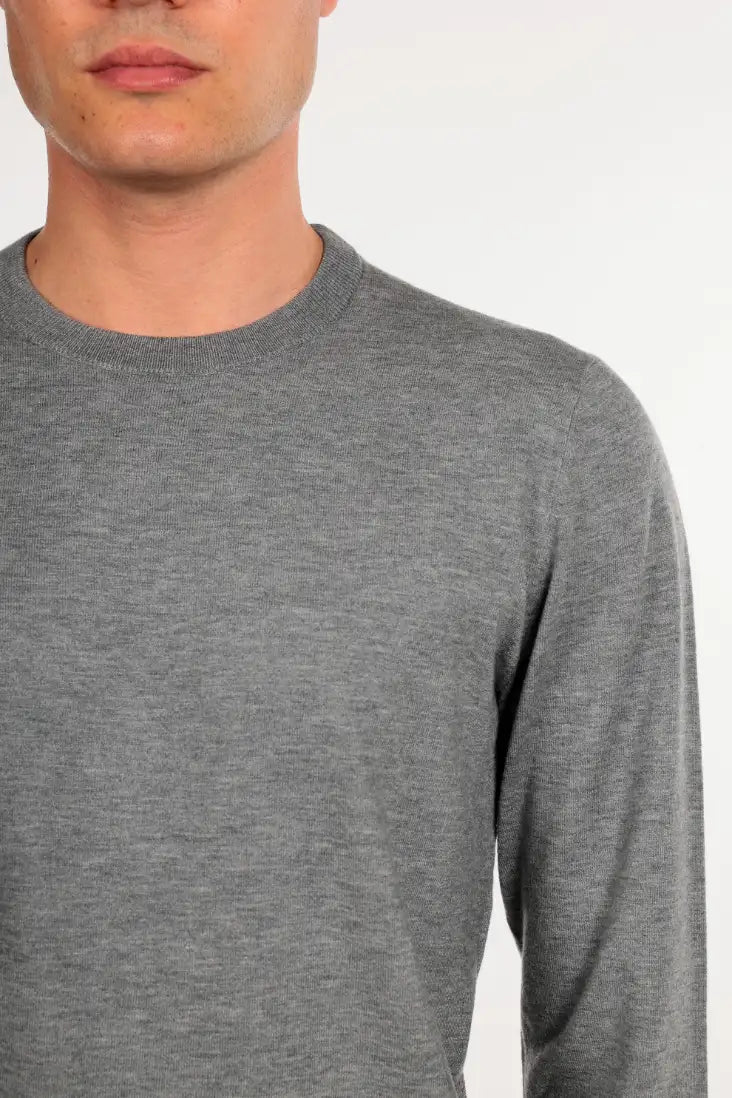 Maglia girocollo in viscosa