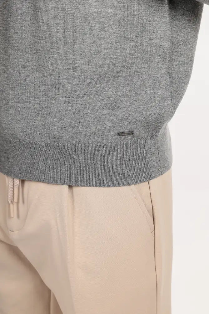 Maglia girocollo in viscosa