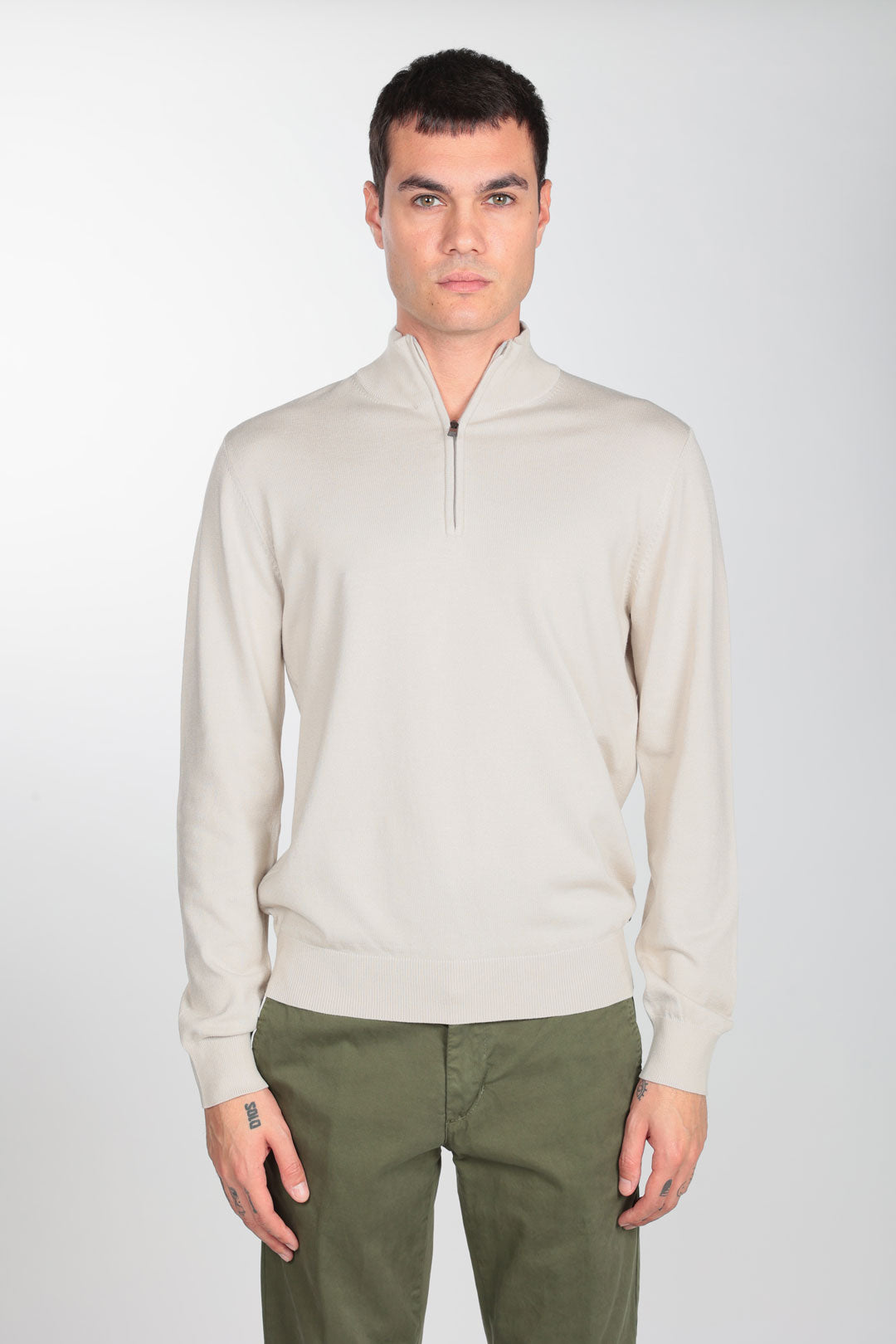 MAGLIA MEZZA ZIP