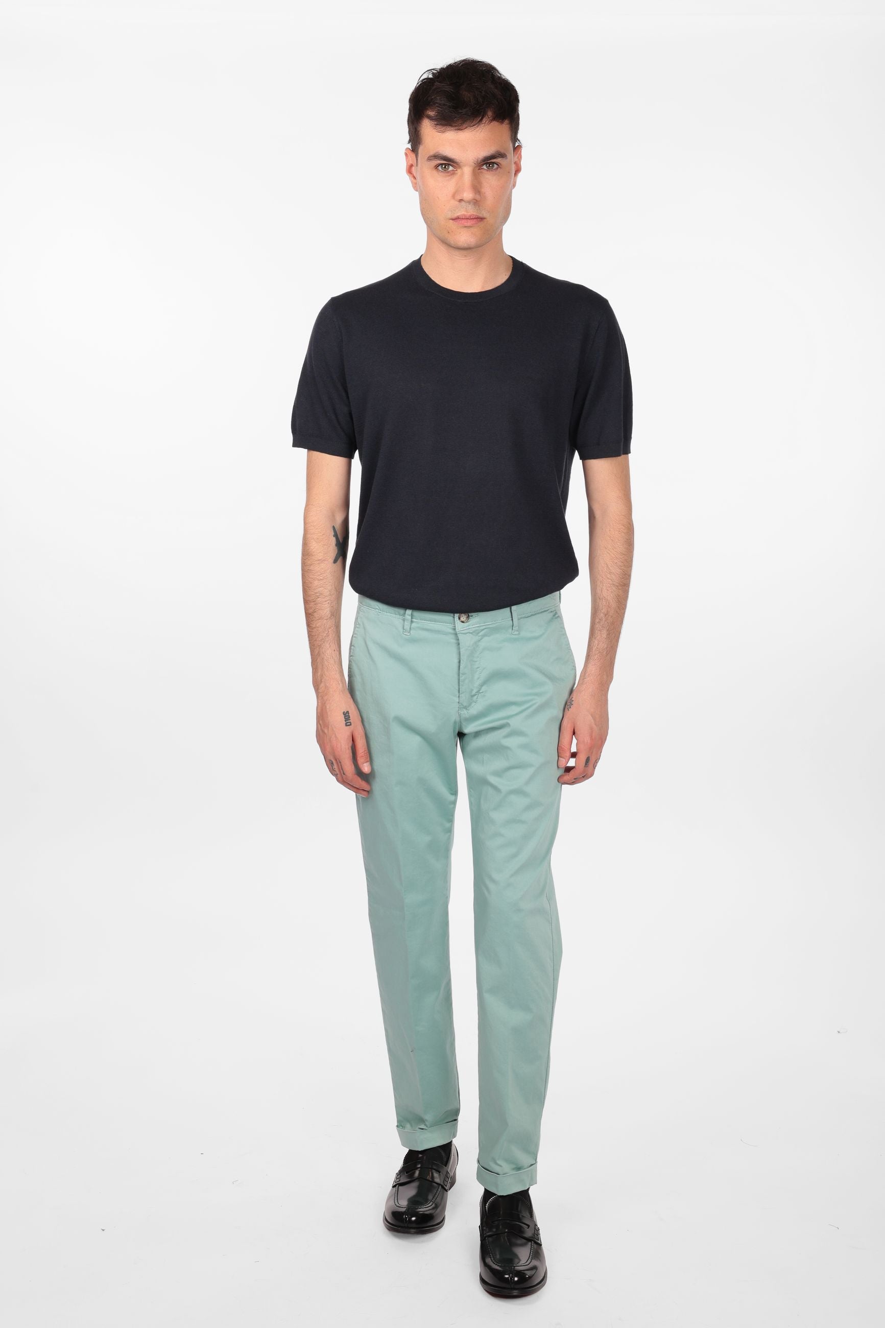 PANTALONE IN RASO DI COTONE