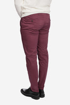 Pantalone in raso di cotone caldo