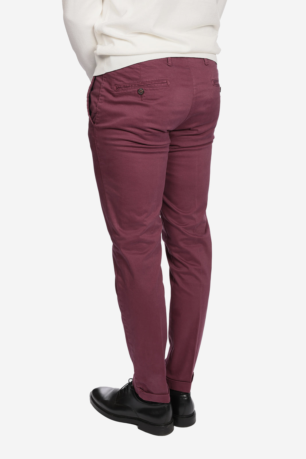 Pantalone in raso di cotone caldo