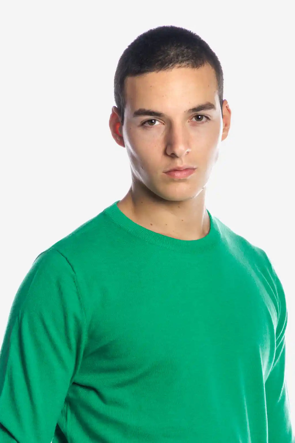 Maglia girocollo in viscosa