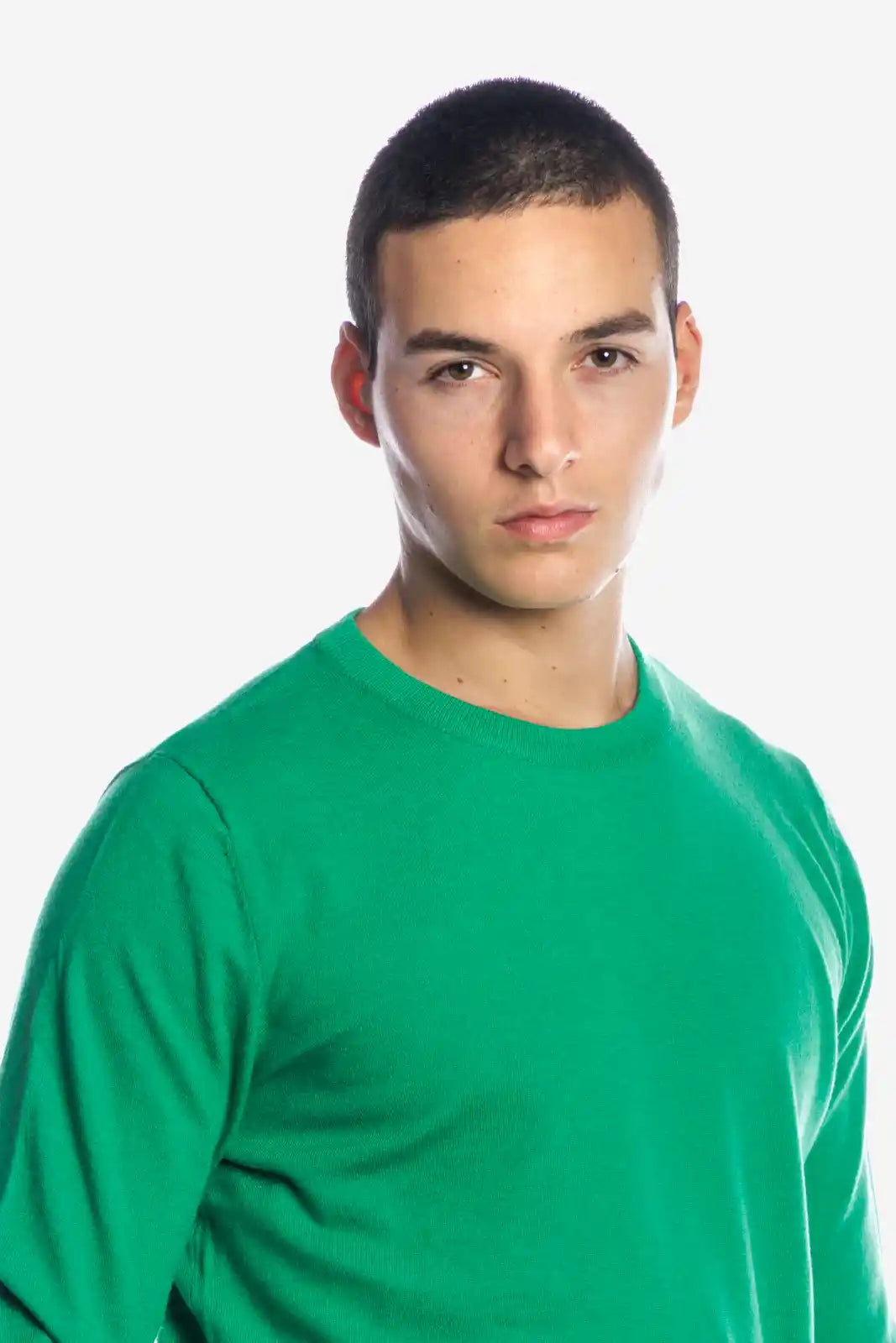 Maglia girocollo in viscosa