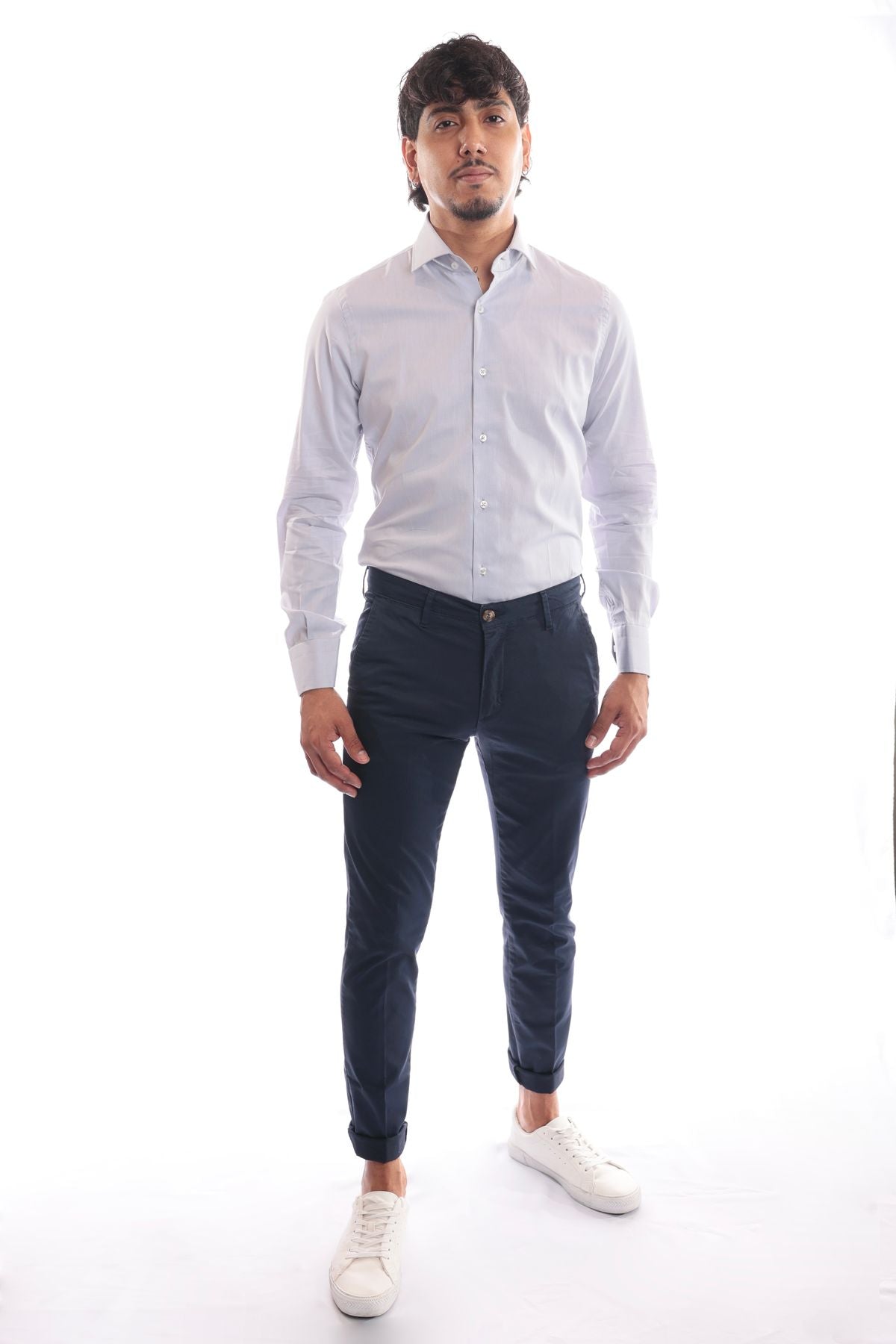 Camicia twill in cotone