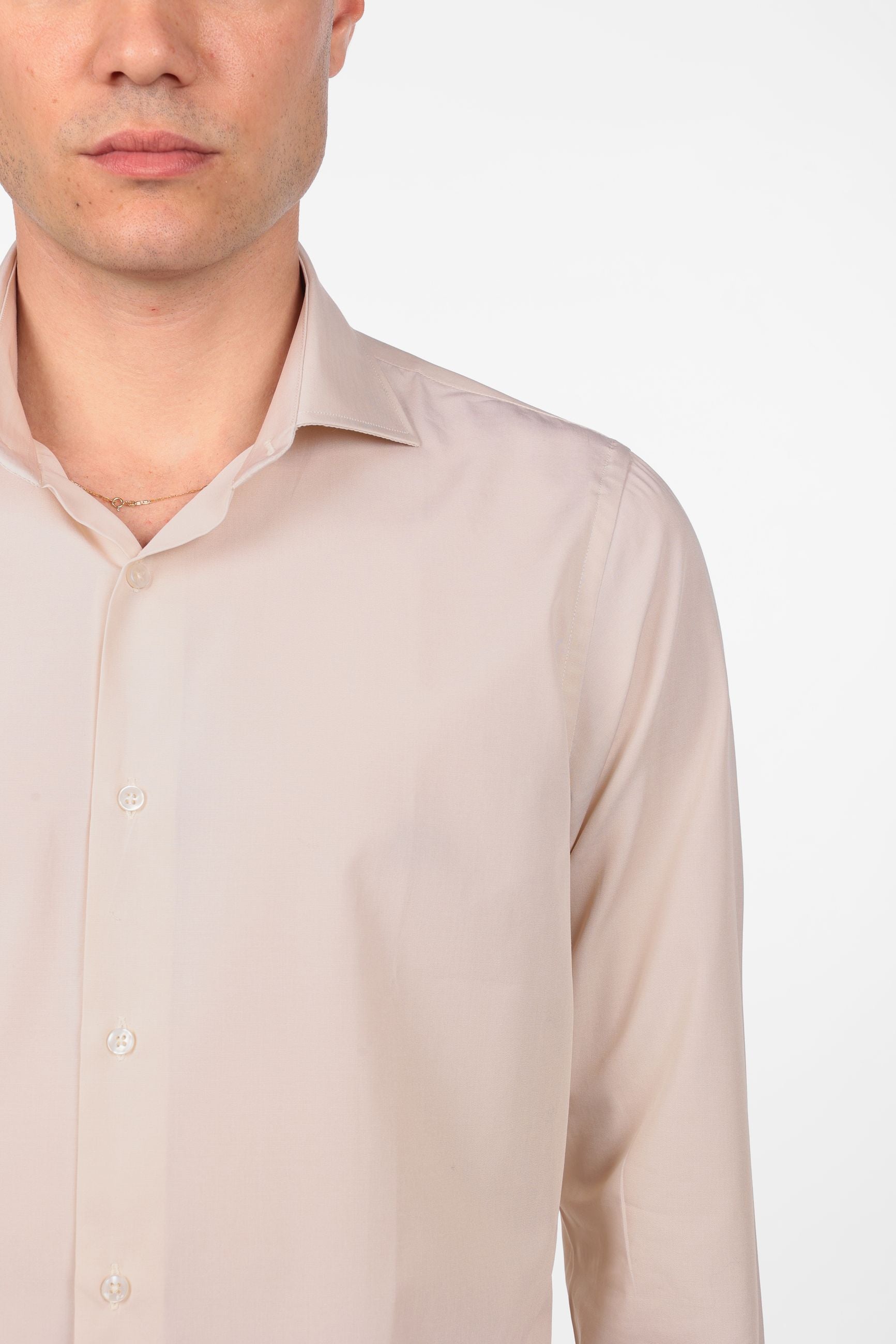 Camicia 100% cotone tinta unita