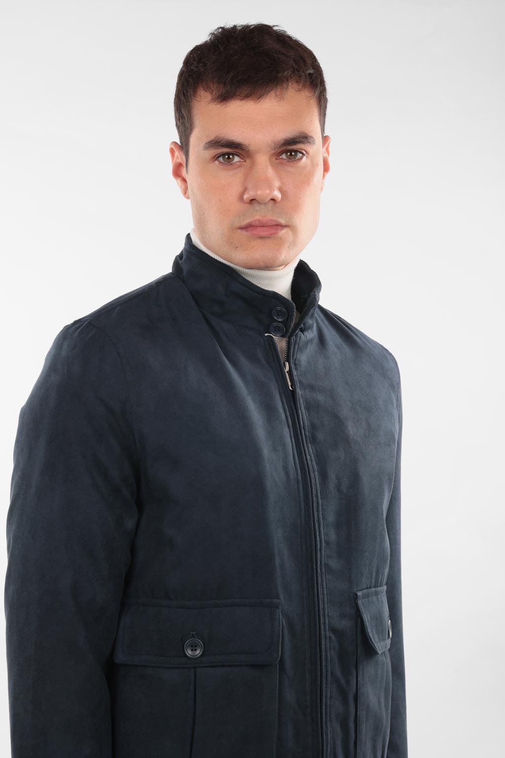 Giubbotto in alcantara