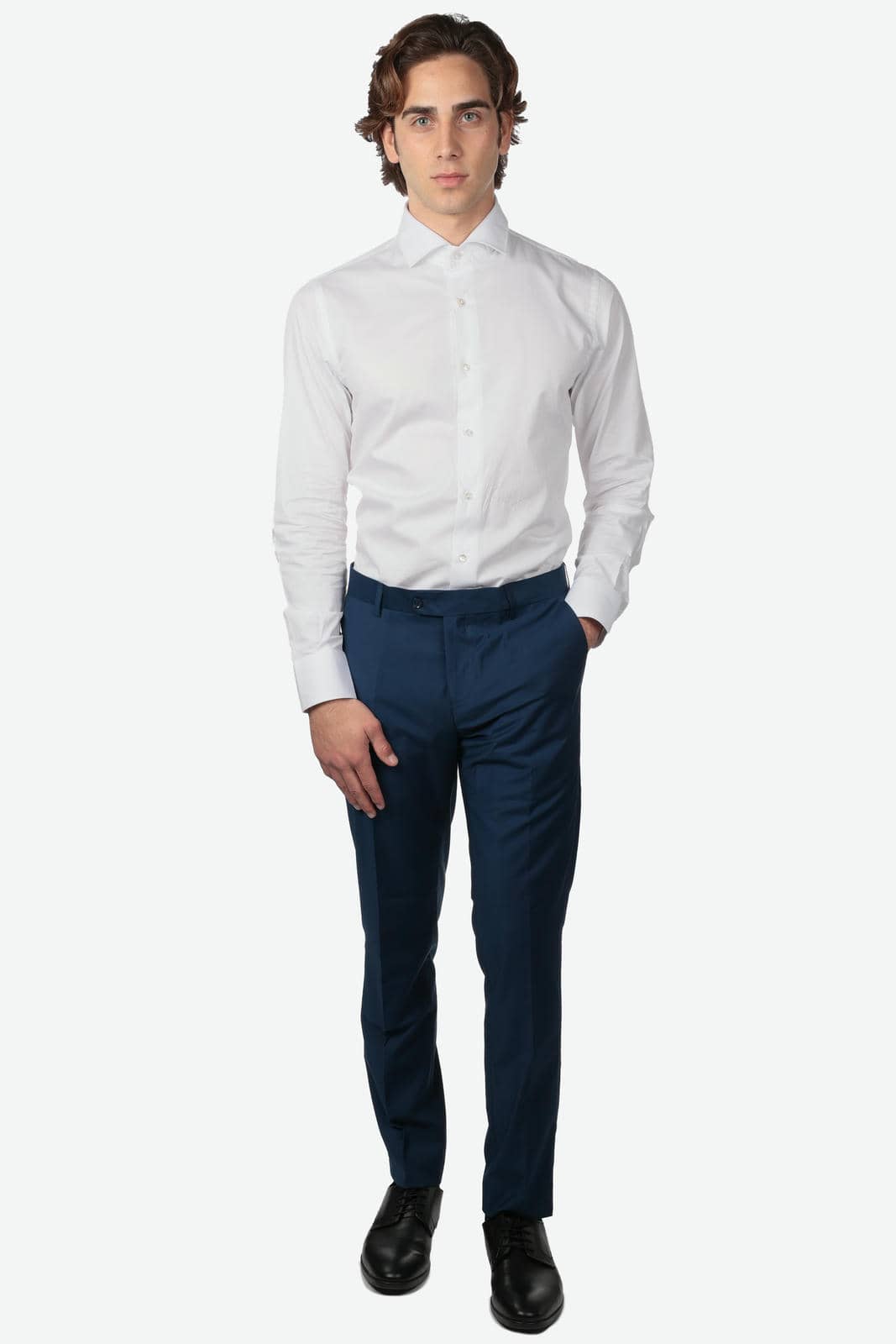 Pantalone classico da abito fresco
