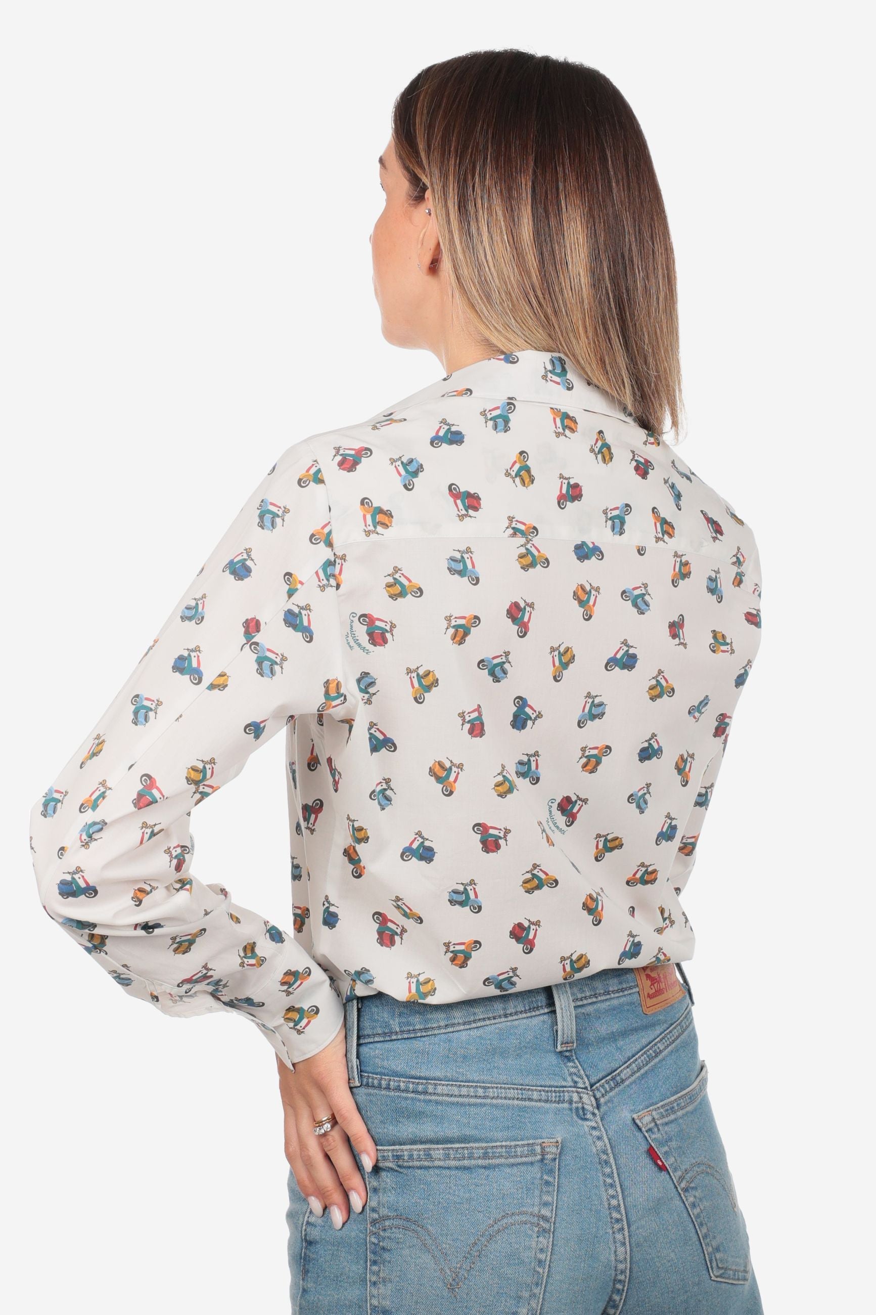 CAMICIA A FANTASIA FACILE STIRO VESPETTA DONNA