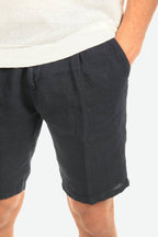 Bermuda in 100% lino con pences