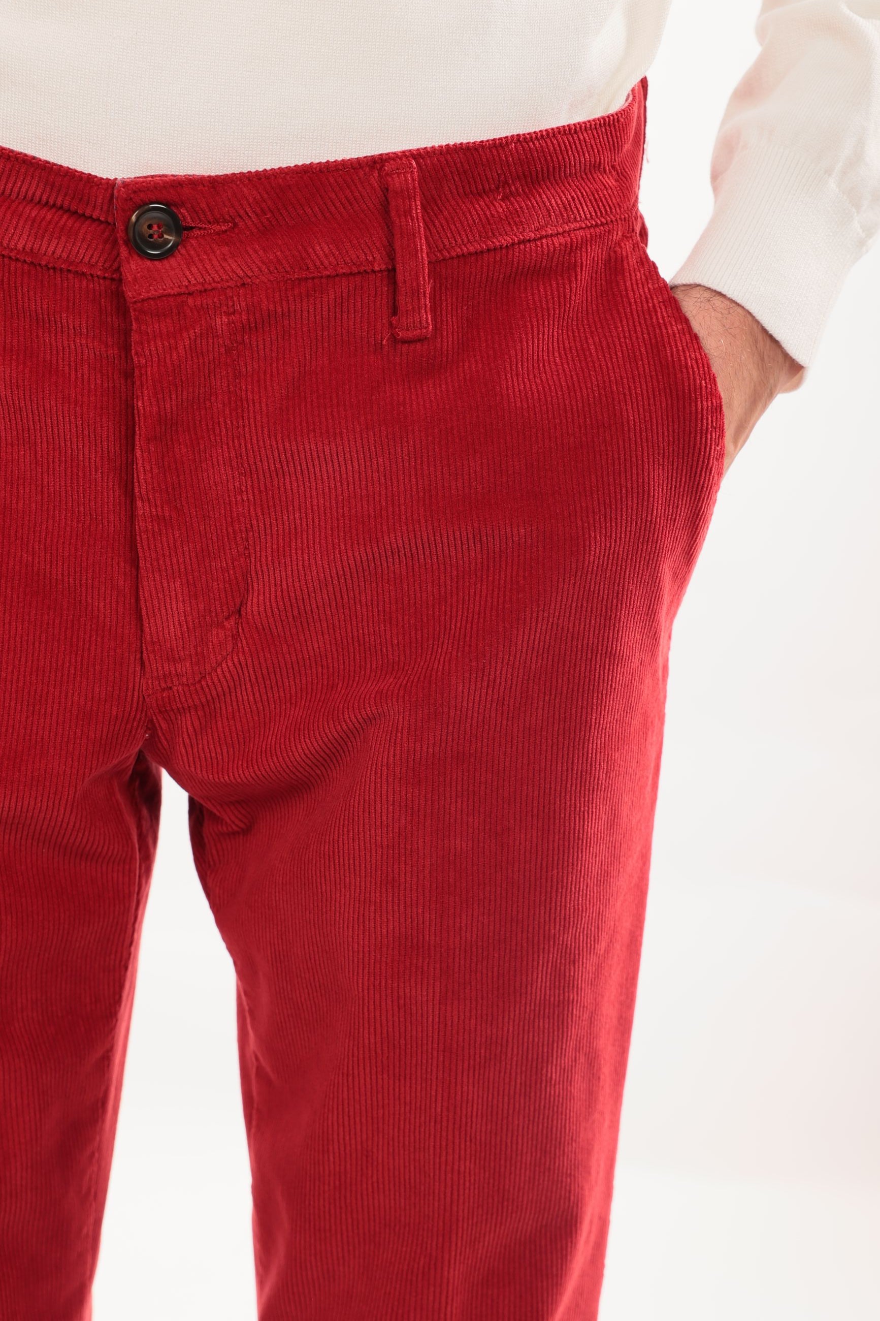 Pantalone in caldo cotone velluto