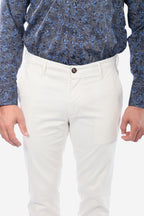 Warm cotton sateen trousers