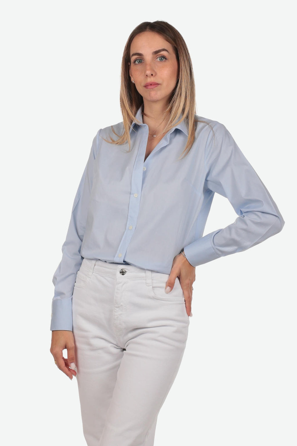 WOMEN'S 100% COTTON EASY-IRON SHIRT