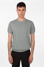 Maglia girocollo tinta unita