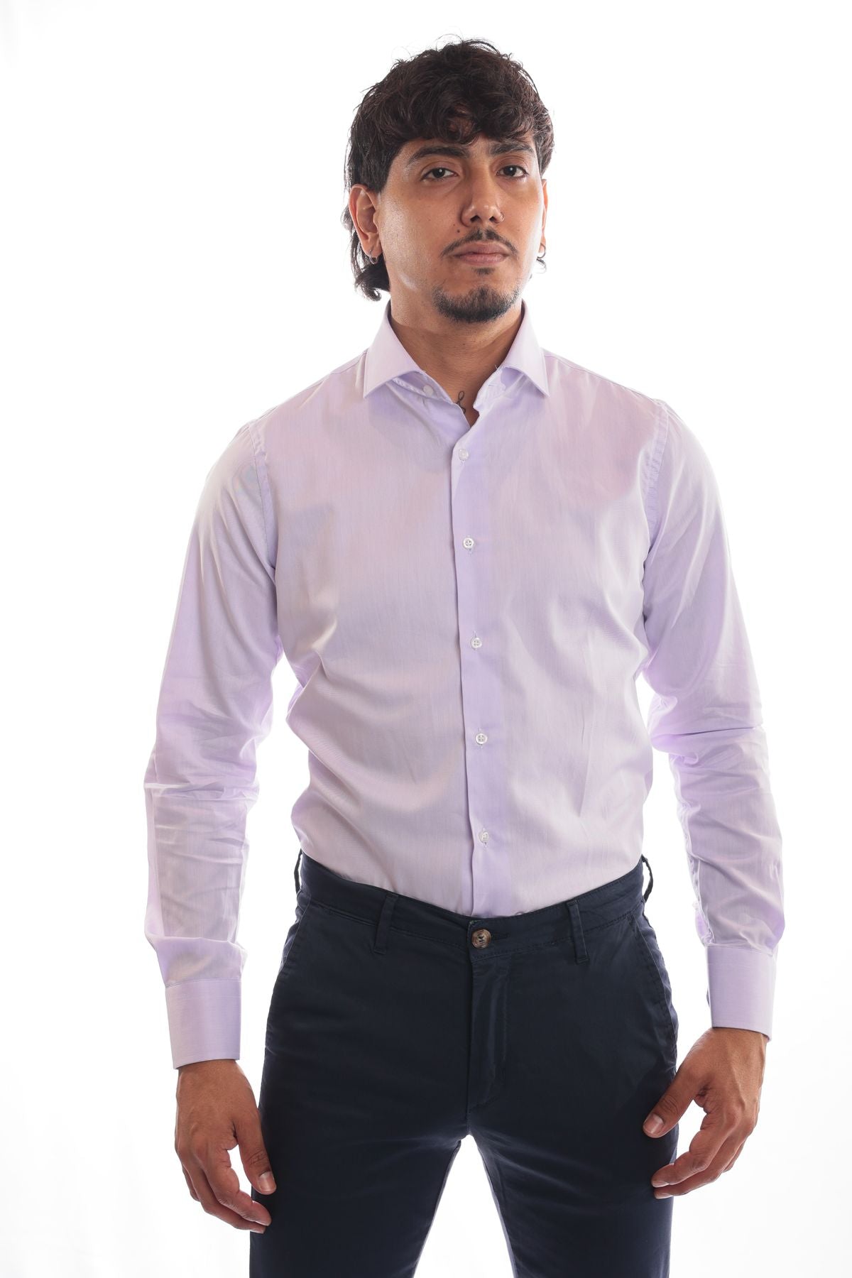 Camicia twill 100% cotone