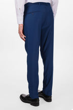 Pantalone classico da abito spina di pesce