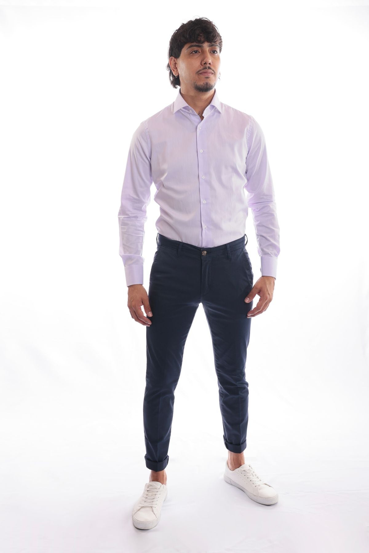 Camicia twill 100% cotone