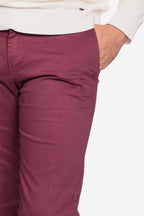 Pantalone in raso di cotone caldo